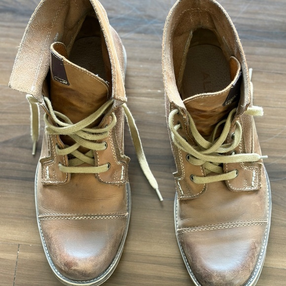 Aldo Leather Lace-up Ankle Boots - Size 8 main image 8
